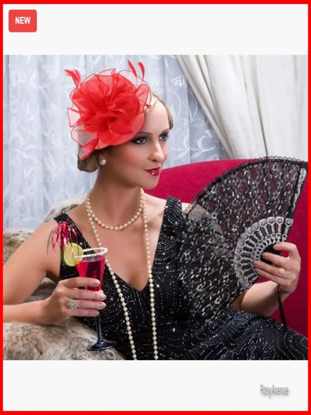 8 Pack Women's Fascinator Hats with Headband and Clip for Tea Party Wedding